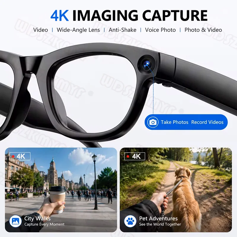 نظارات ذكية 4K بقدرة 800 واط ل - مراجعة Smart Glasses Lens وسعره